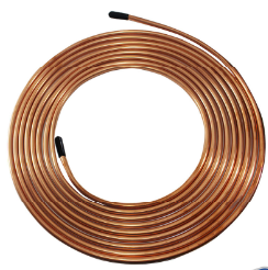 Tubo flexible de cobre de 1/4
